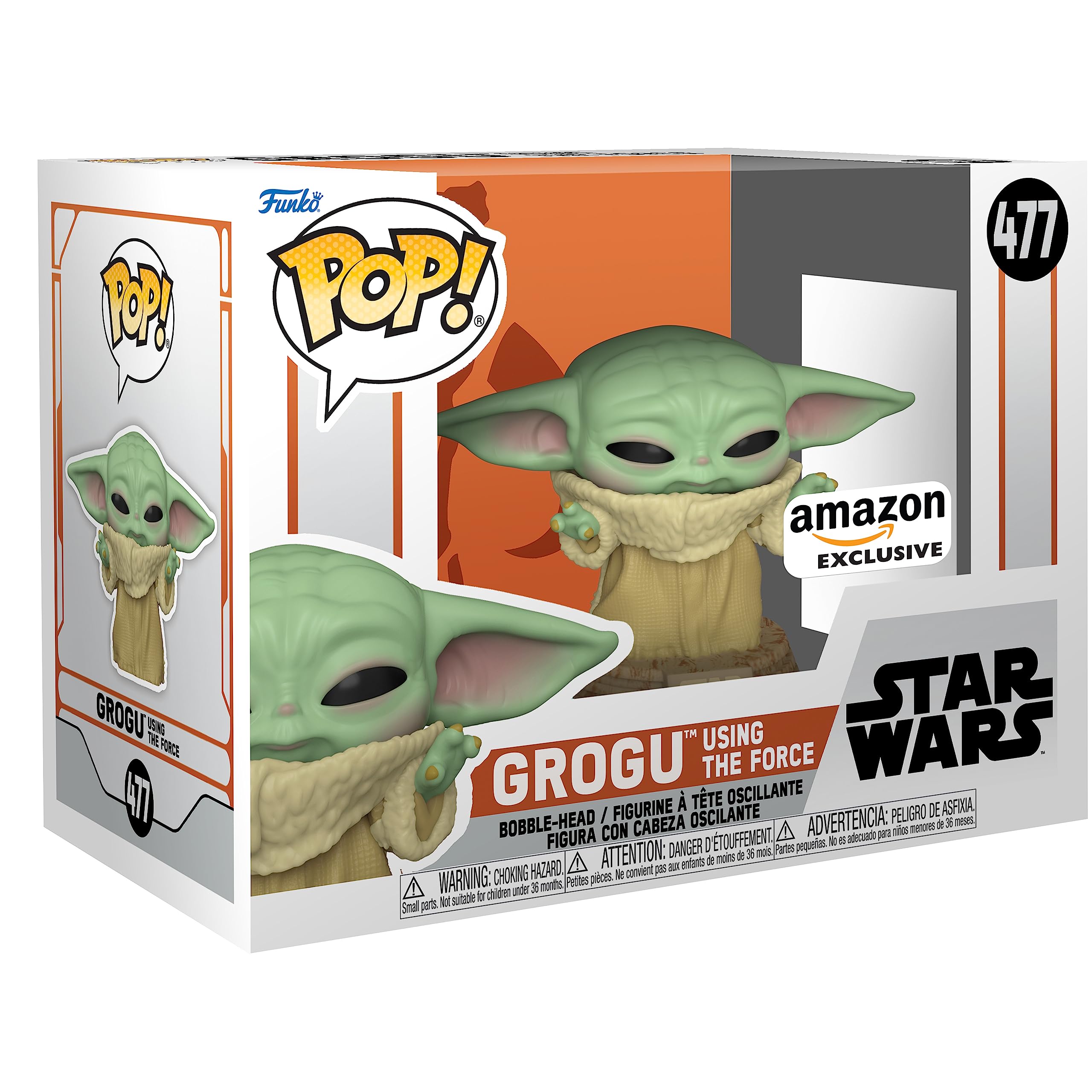 Funko POP - Star Wars Vinyl Figure - Grogu Using the Force 477