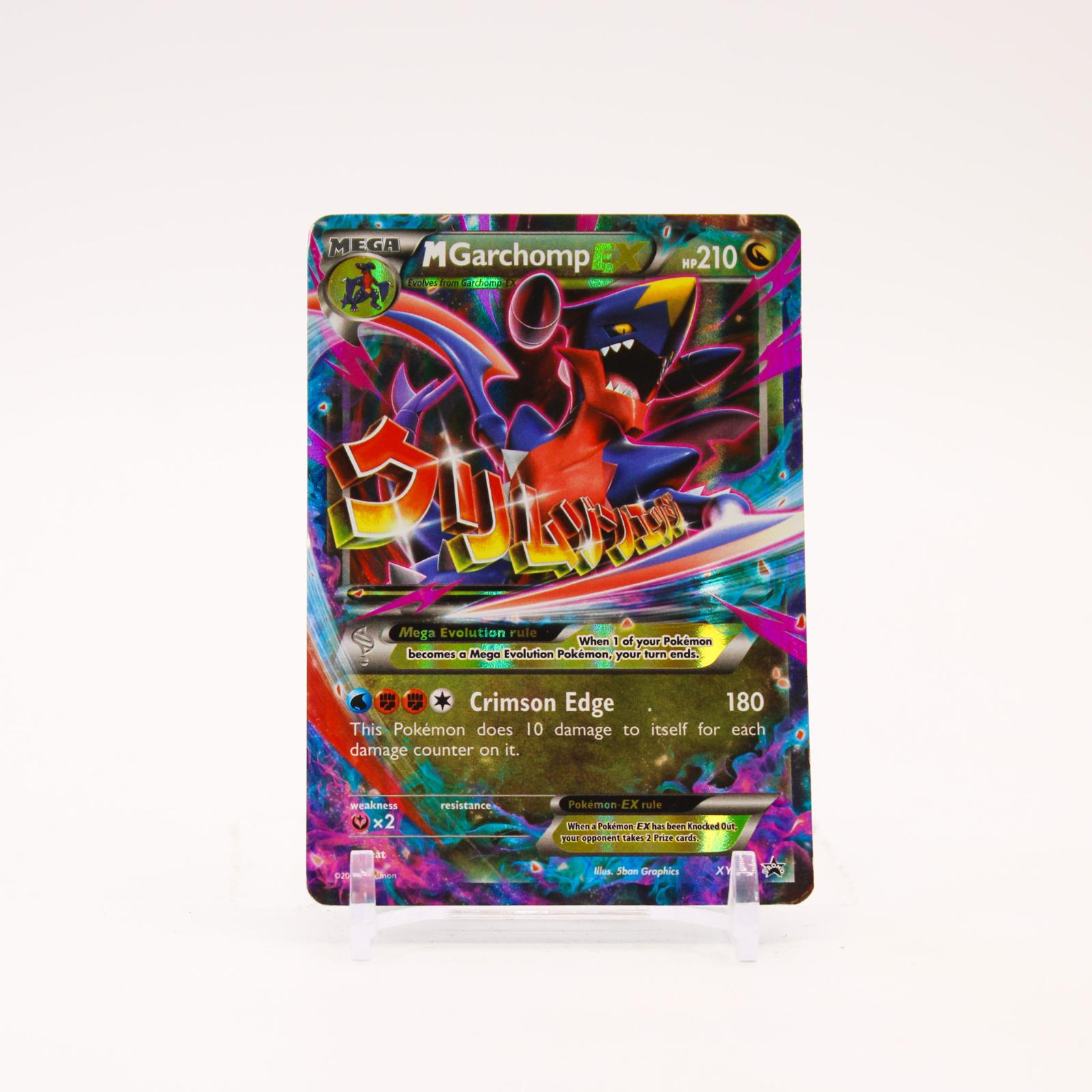 M Garchomp EX - XY168 Black Star Holo Promo Pokemon - HP