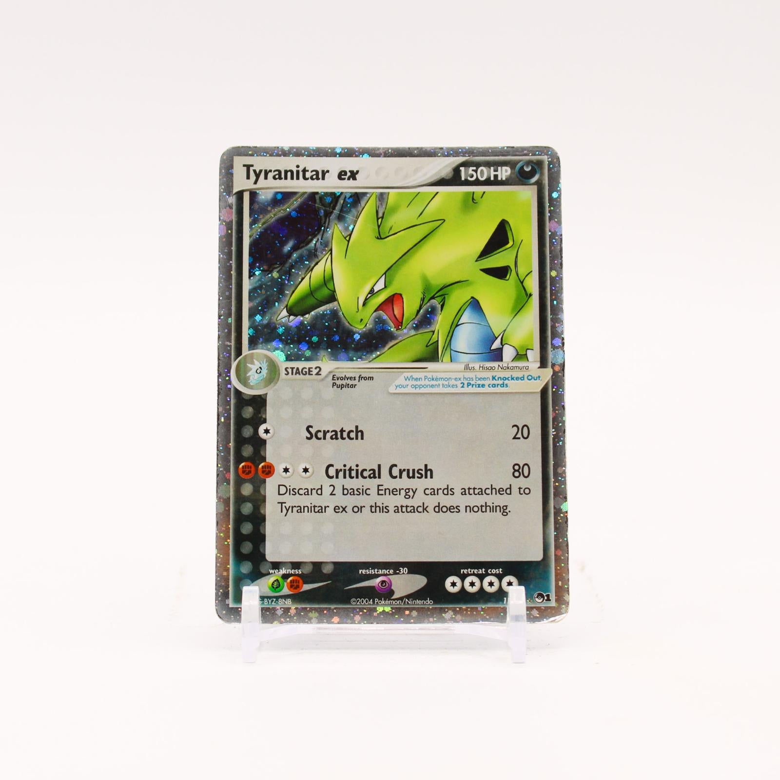 Tyranitar ex - 17/17 POP Series 1 Holo Ultra Rare Pokemon - MP/HP