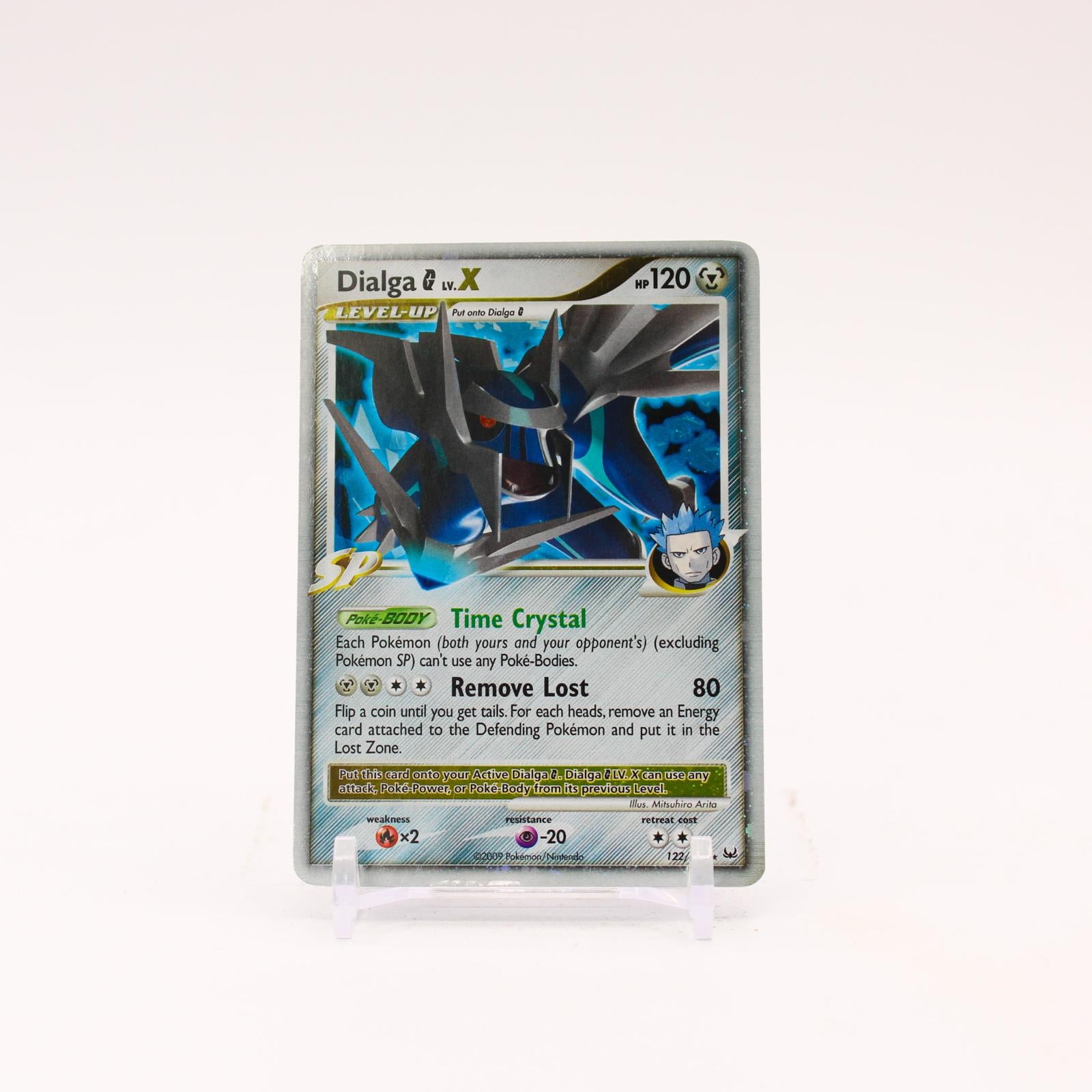 Dialga G LV.X - 122/127 Platinum Holo Ultra Rare Pokemon - MP