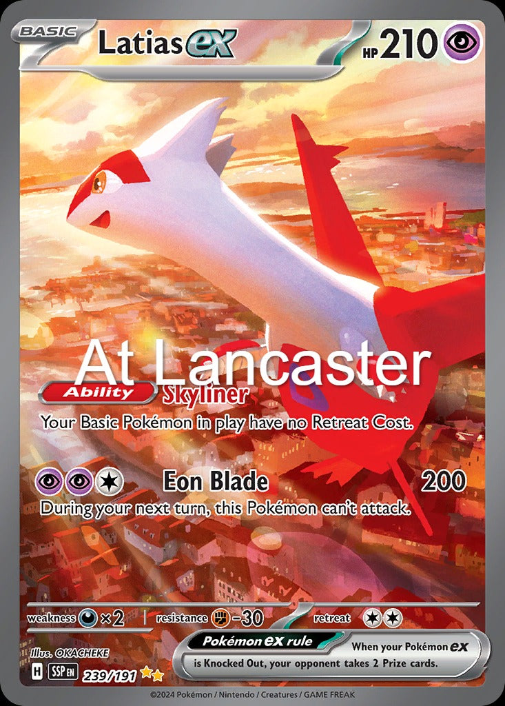 Latias ex - 239/191 Surging Sparks Holo Special Illustration Rare Pokemon - NM (Lanc)