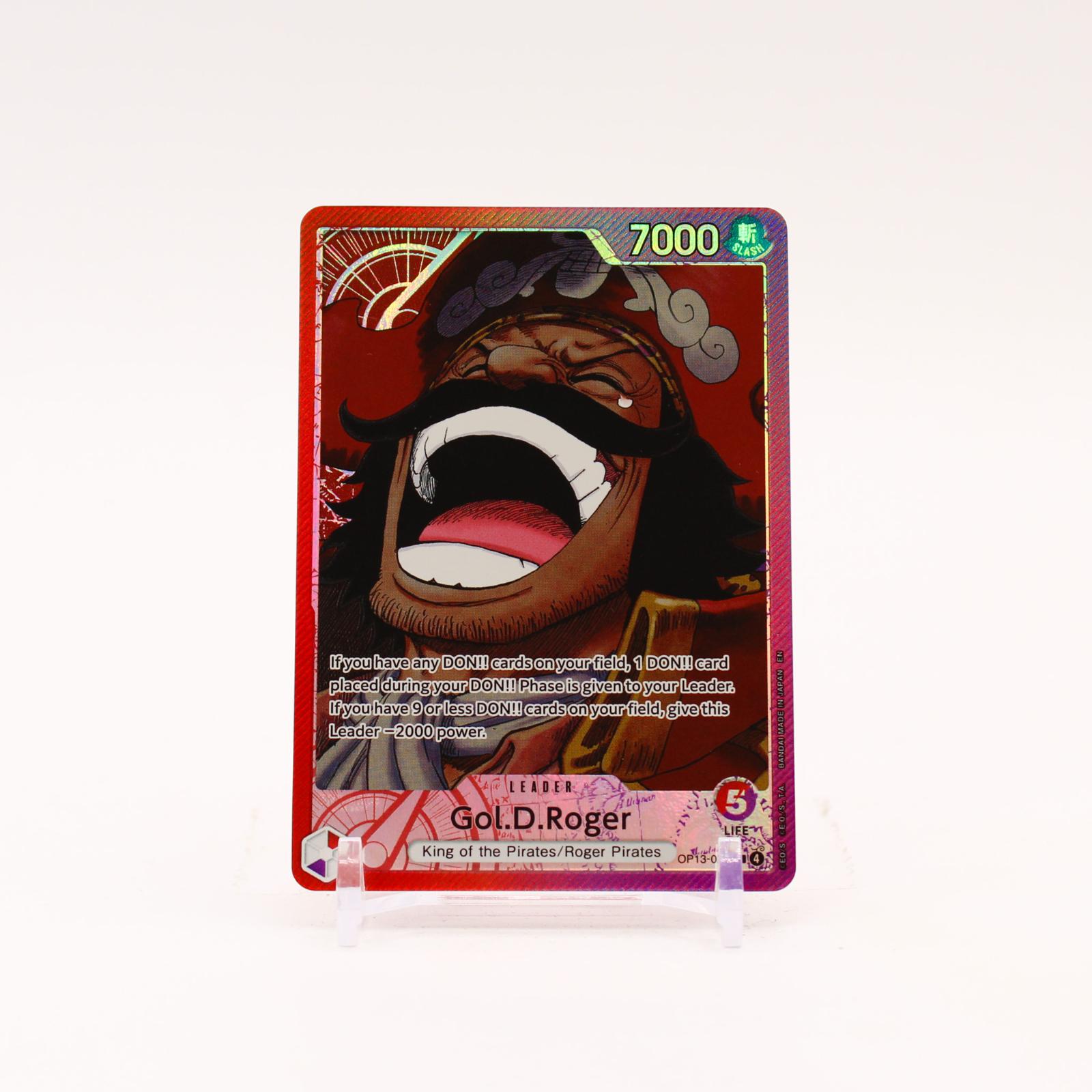 Gol.D.Roger Alternate Art - OP13-003 Carrying On His Will Foil L One Piece - NM
