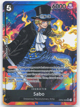 Load image into Gallery viewer, Sabo Alternate Art - OP04-083 Kingdoms of Intrigue SR One Piece - NM

