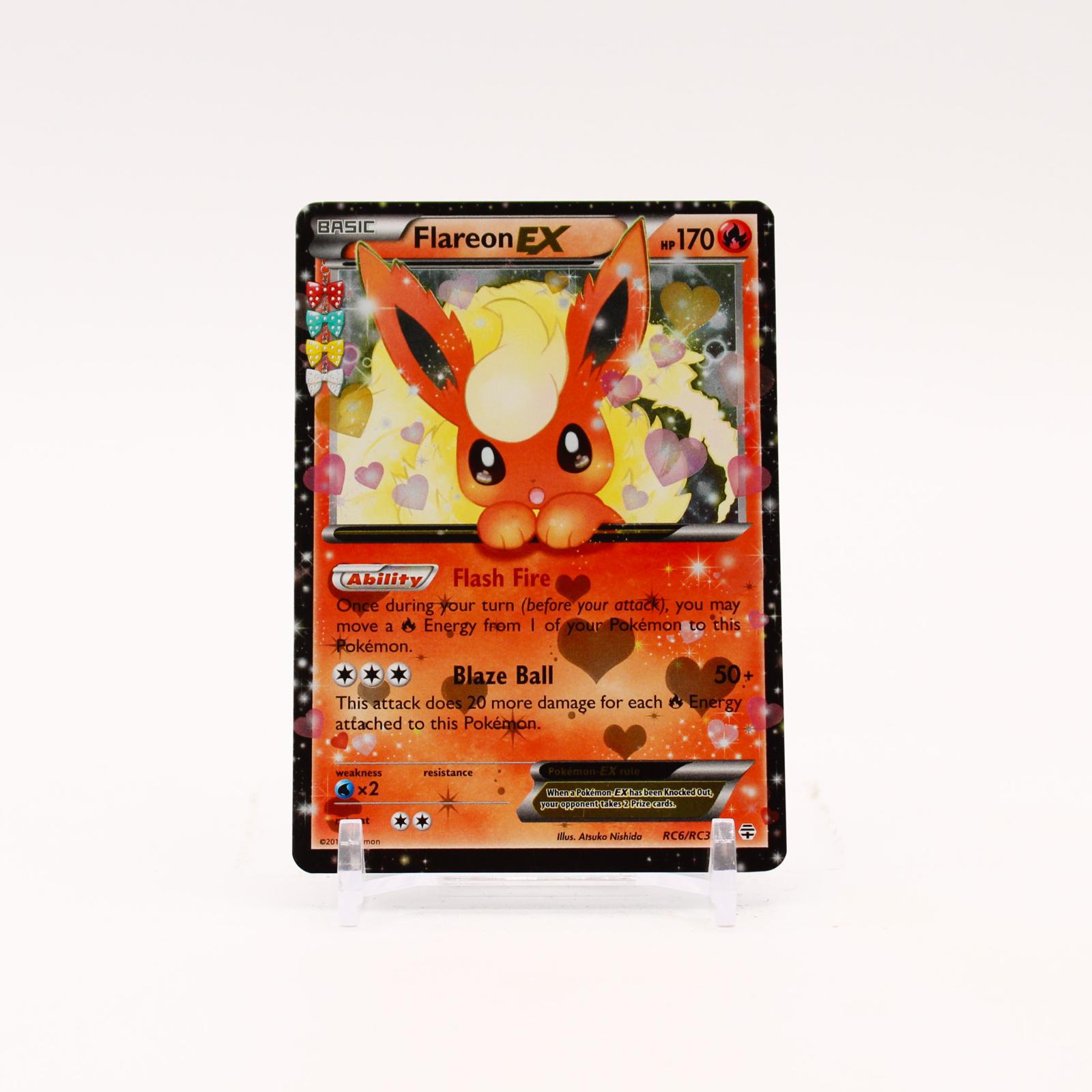 Flareon EX - RC6/RC32 Generations Holo Ultra Rare Pokemon - MP/HP
