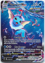 Load image into Gallery viewer, Vaporeon Vmax - SWSH182 Black Star Promo Alternate Art Pokemon - NM
