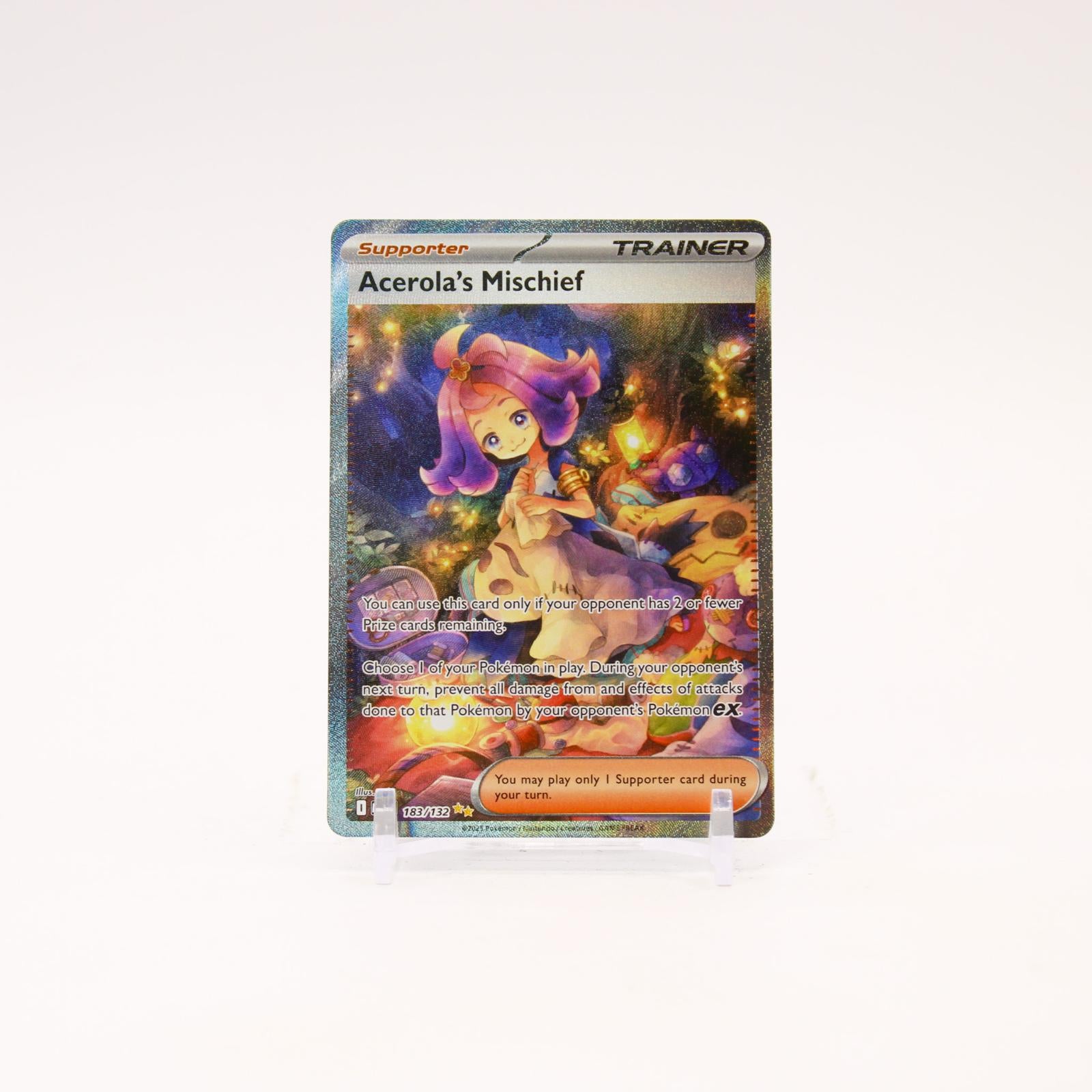 Acerola's Mischief - 183/132 Mega Evolution Special Illustration Trainer - NM/MINT