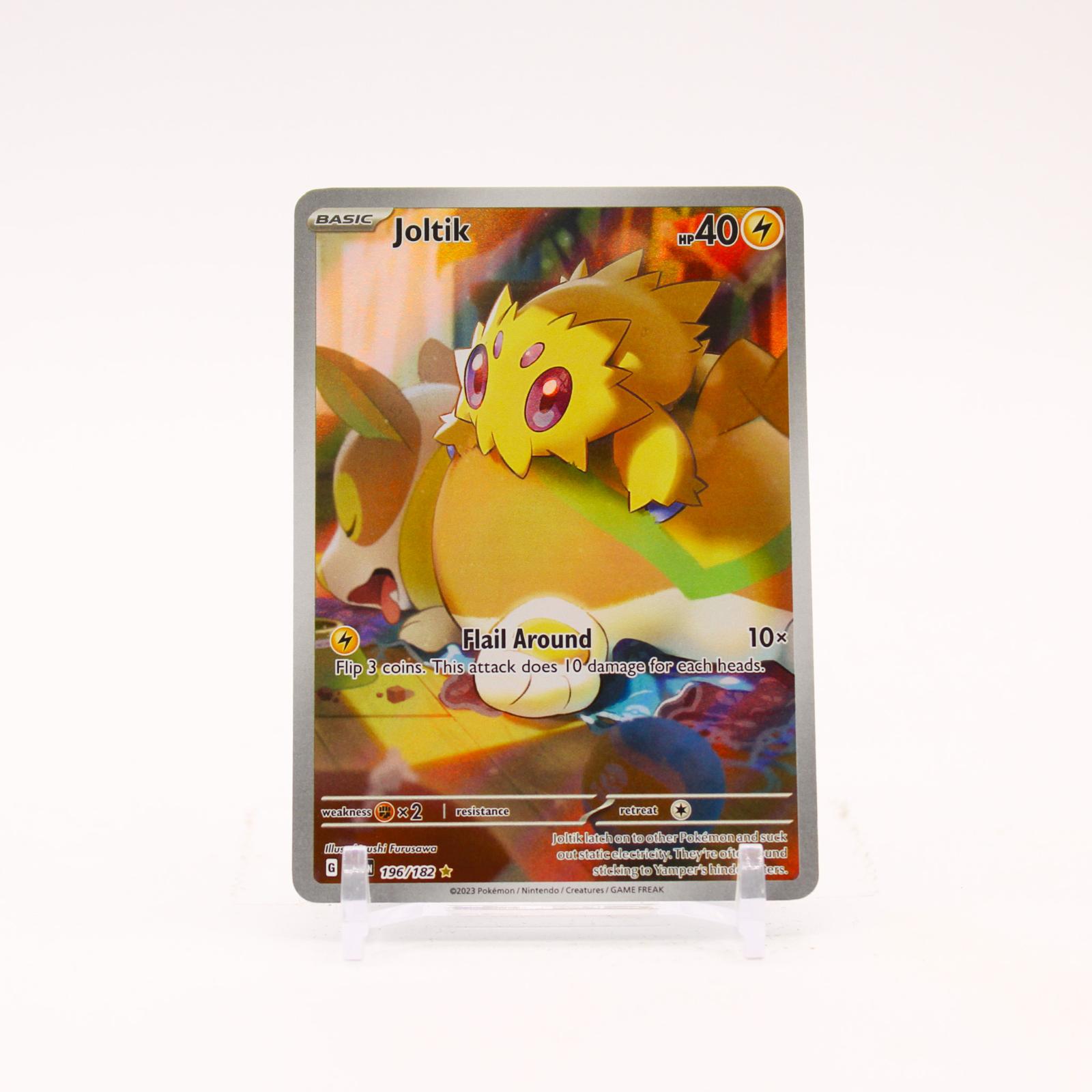 Joltik - 196/182 Paradox Rift Holo Illustration Rare Pokemon - NM