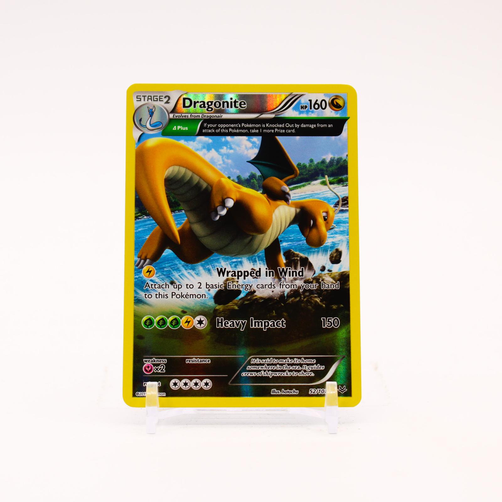 Dragonite - 52/108 Roaring Skies Holo Rare Pokemon - NM/LP