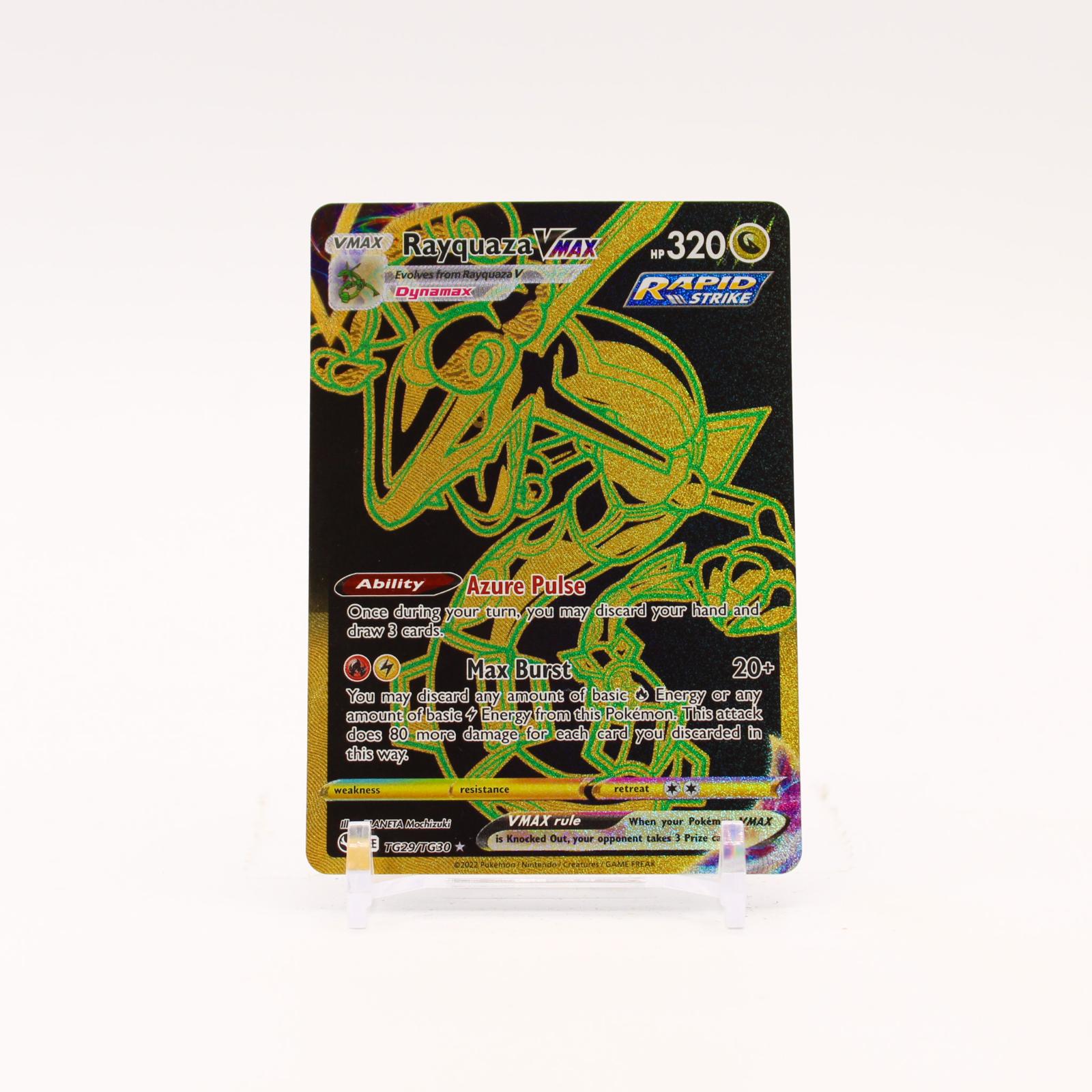 Rayquaza VMAX - TG29/TG30 Silver Tempest Trainer Gallery Holo Pokemon - NM/LP