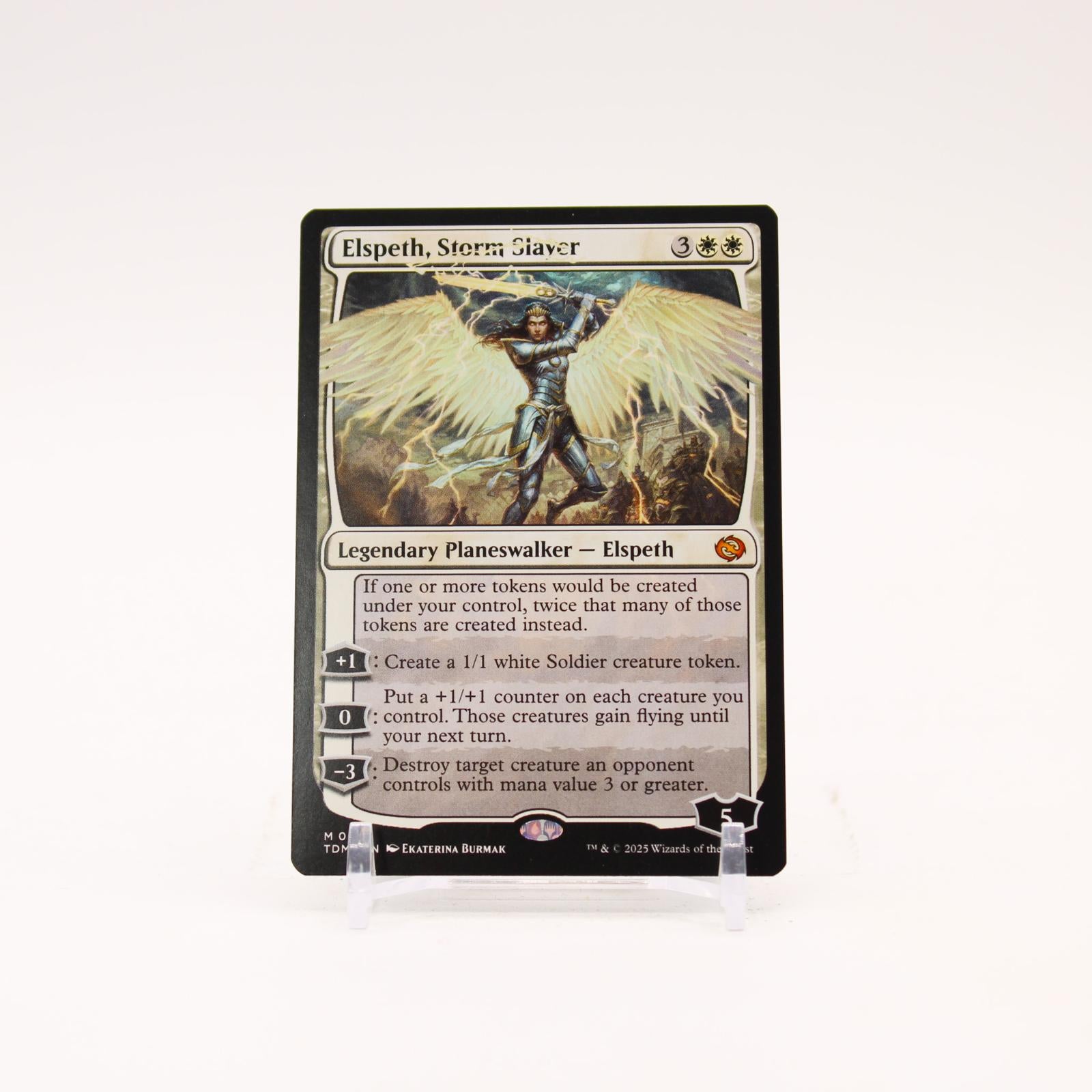 Elspeth, Storm Slayer - 11 Tarkir Dragonstorm Mythic Magic - NM