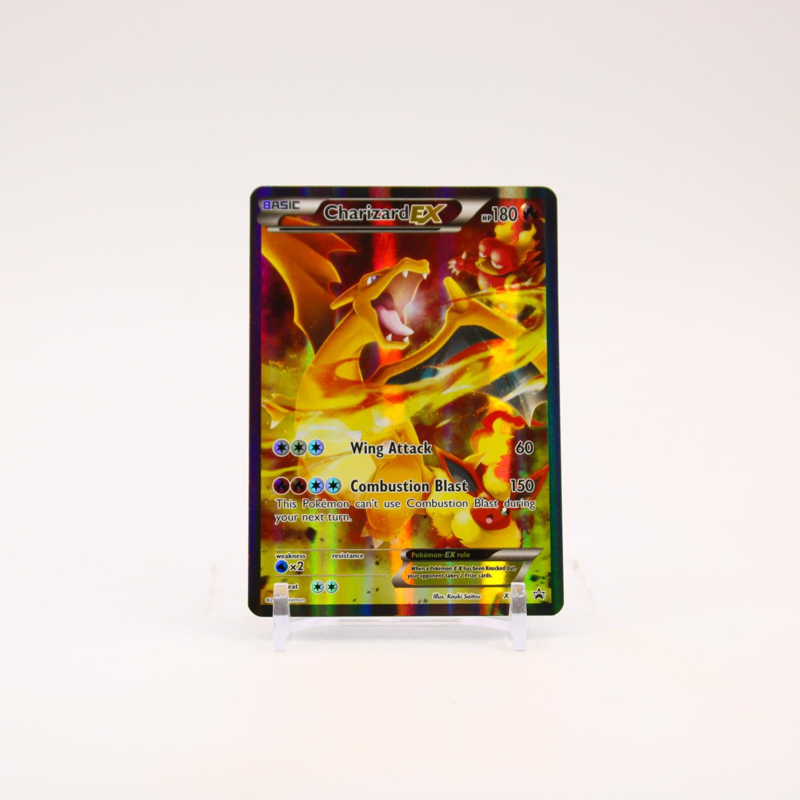 Charizard EX - XY121 Black Star Full Art Promo Pokemon - LP