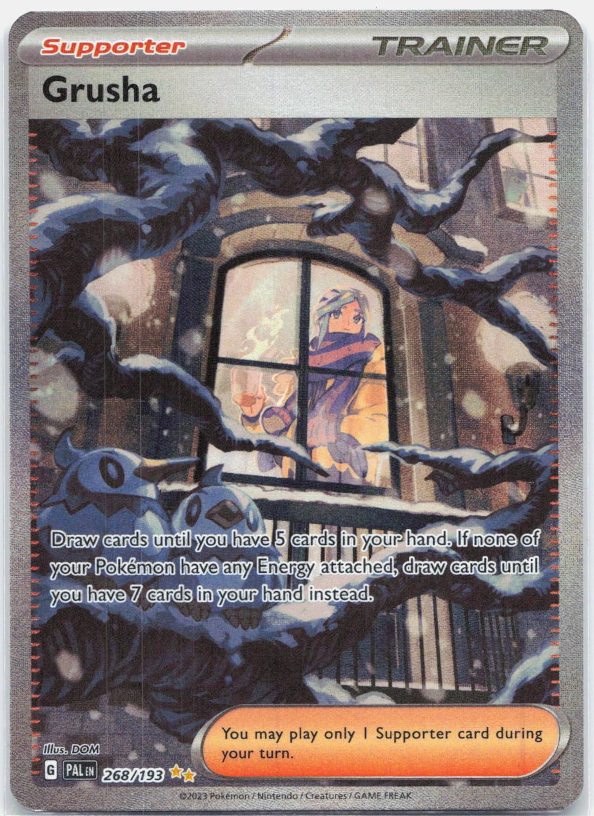 Grusha - 268/193 Paldea Evolved Special Illustration Trainer - NM