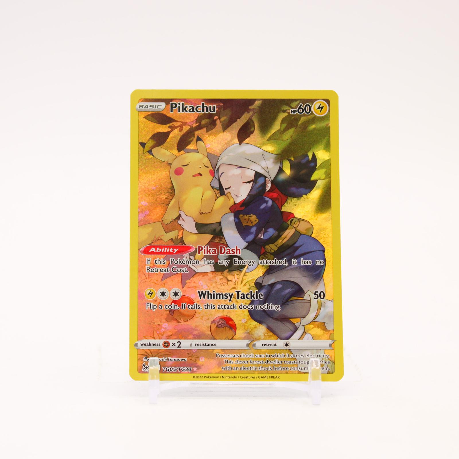 Pikachu - TG05/TG30 Lost Origin Trainer Gallery Holo Pokemon - NM/LP