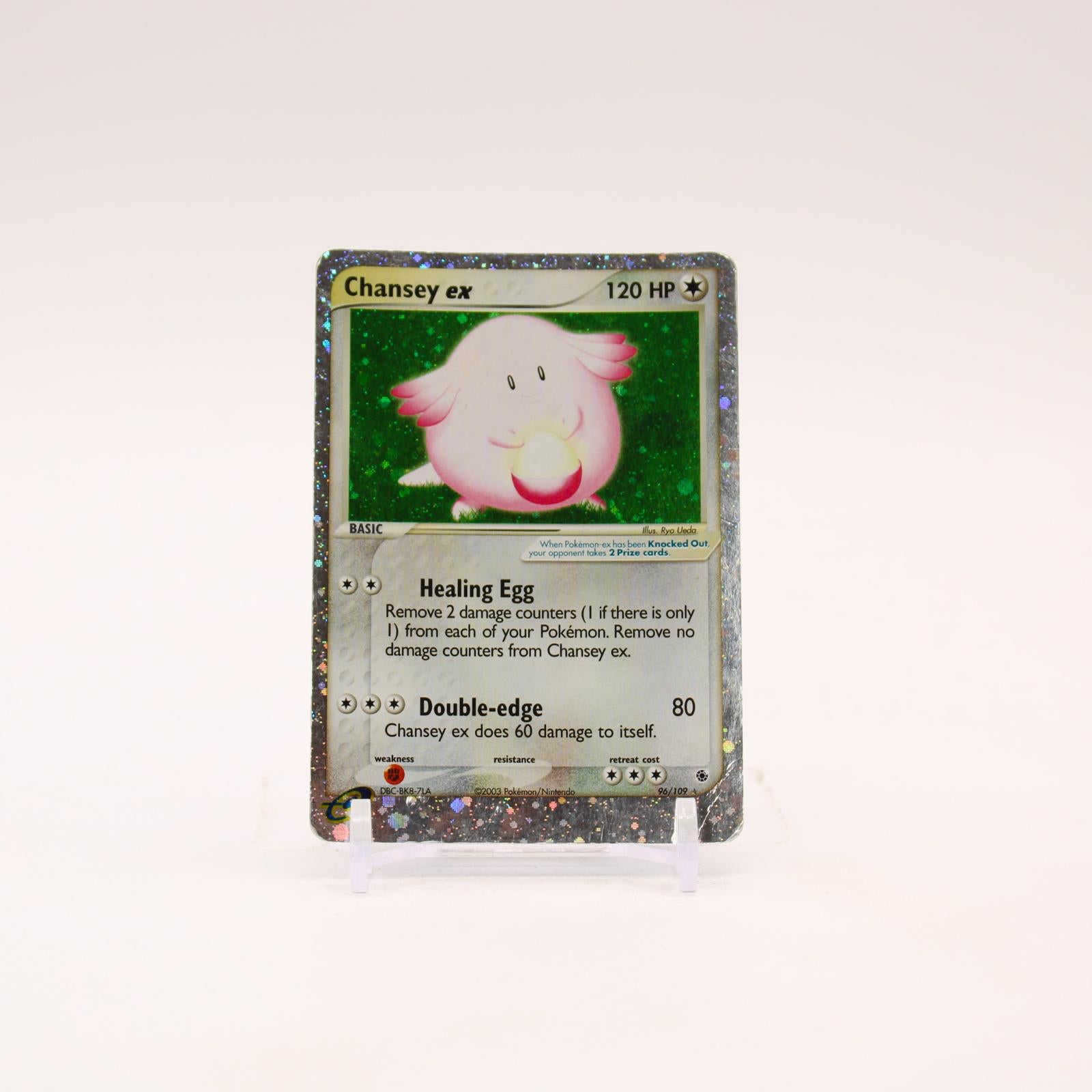 Chansey ex - 96/109 Ruby & Sapphire Holo Ultra Rare Pokemon - DMG