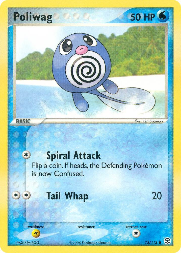 Poliwag - 75/112 Fire Red & Leaf Green Pokemon - NM