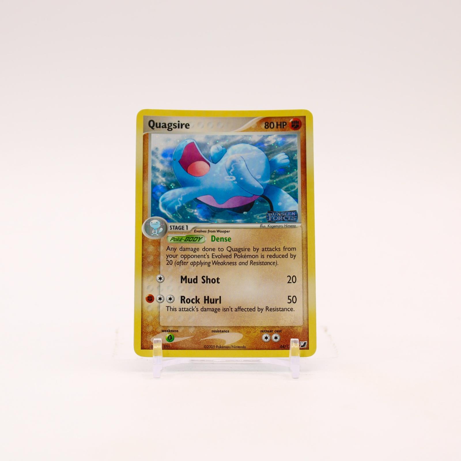 Quagsire - 44/115 Unseen Forces Reverse Holo Uncommon Pokemon - LP