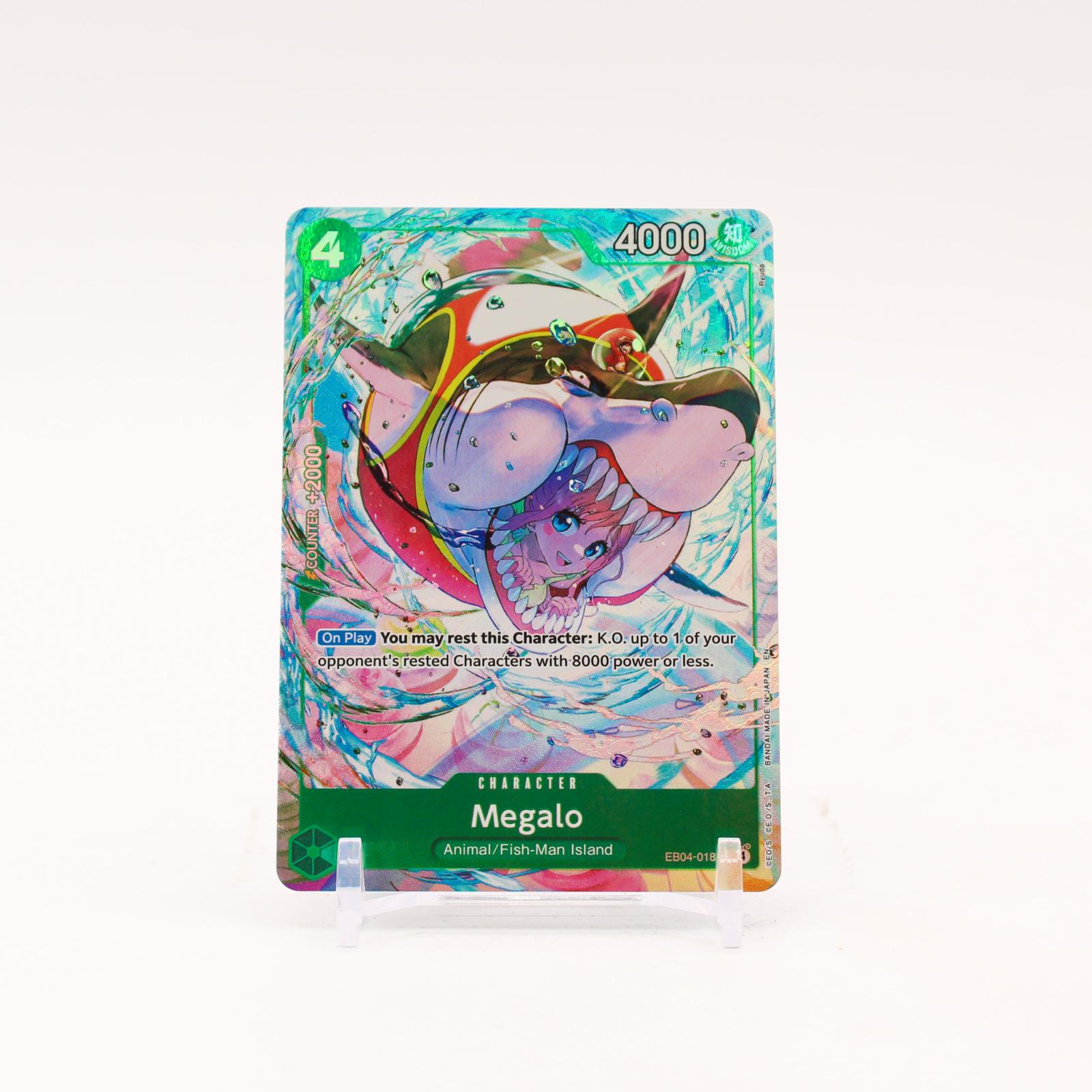 Megalo Alternate Art - EB04-018 The Azure Sea's Seven Foil R One Piece - NM