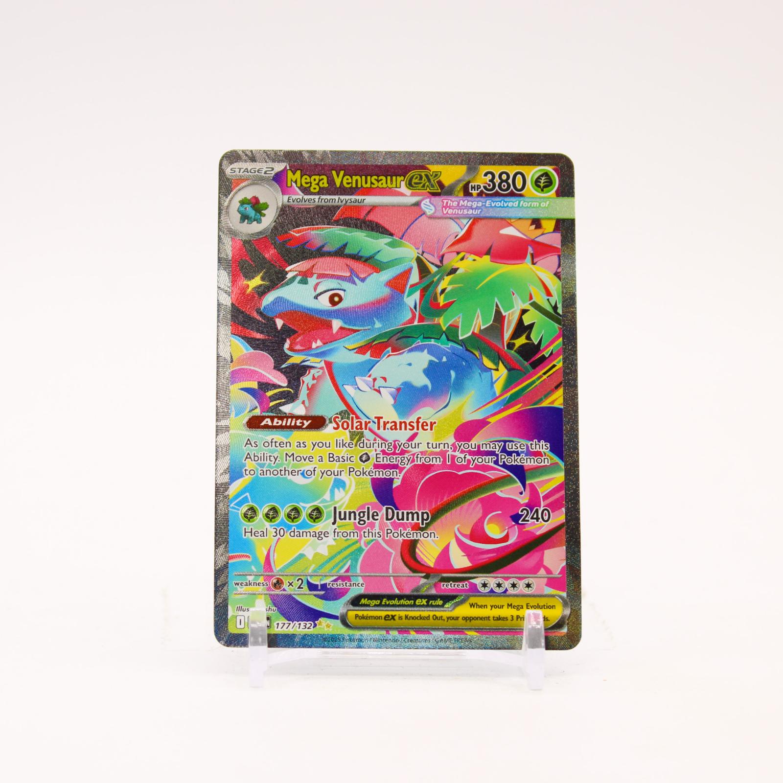 Mega Venusaur ex - 177/132 Mega Evolution Special Illustration Pokemon - NM/MINT