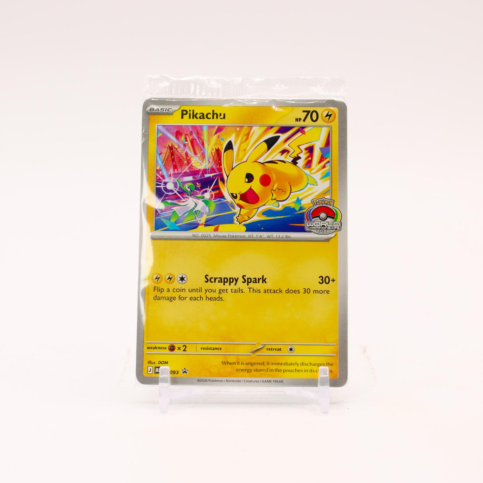 Pikachu - MEP093 SEALED Mega Evolution Promo Pokemon - NM/MINT