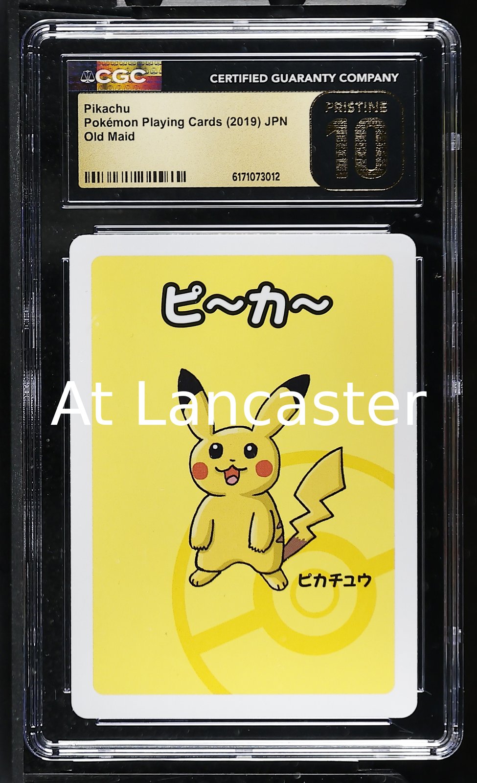 Pikachu - Jpn CGC 10 Old Maid Pokemon Playing Cards (Lanc)