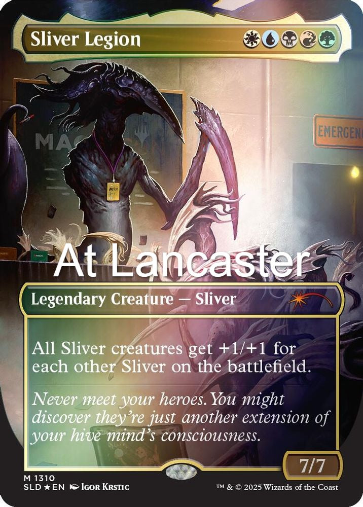 Sliver Legion (1310) (Rainbow Foil) - 1310 Secret Lair Drop Series Mythic Magic: The Gathering - NM (Lanc)
