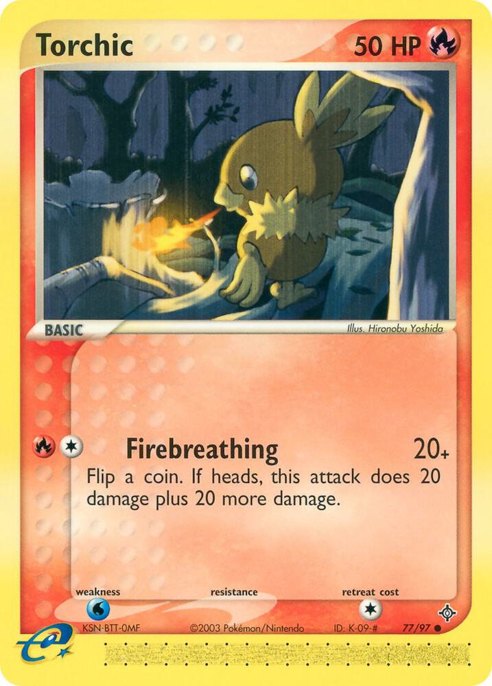 Torchic- 77/97 ex Dragon Pokemon - NM