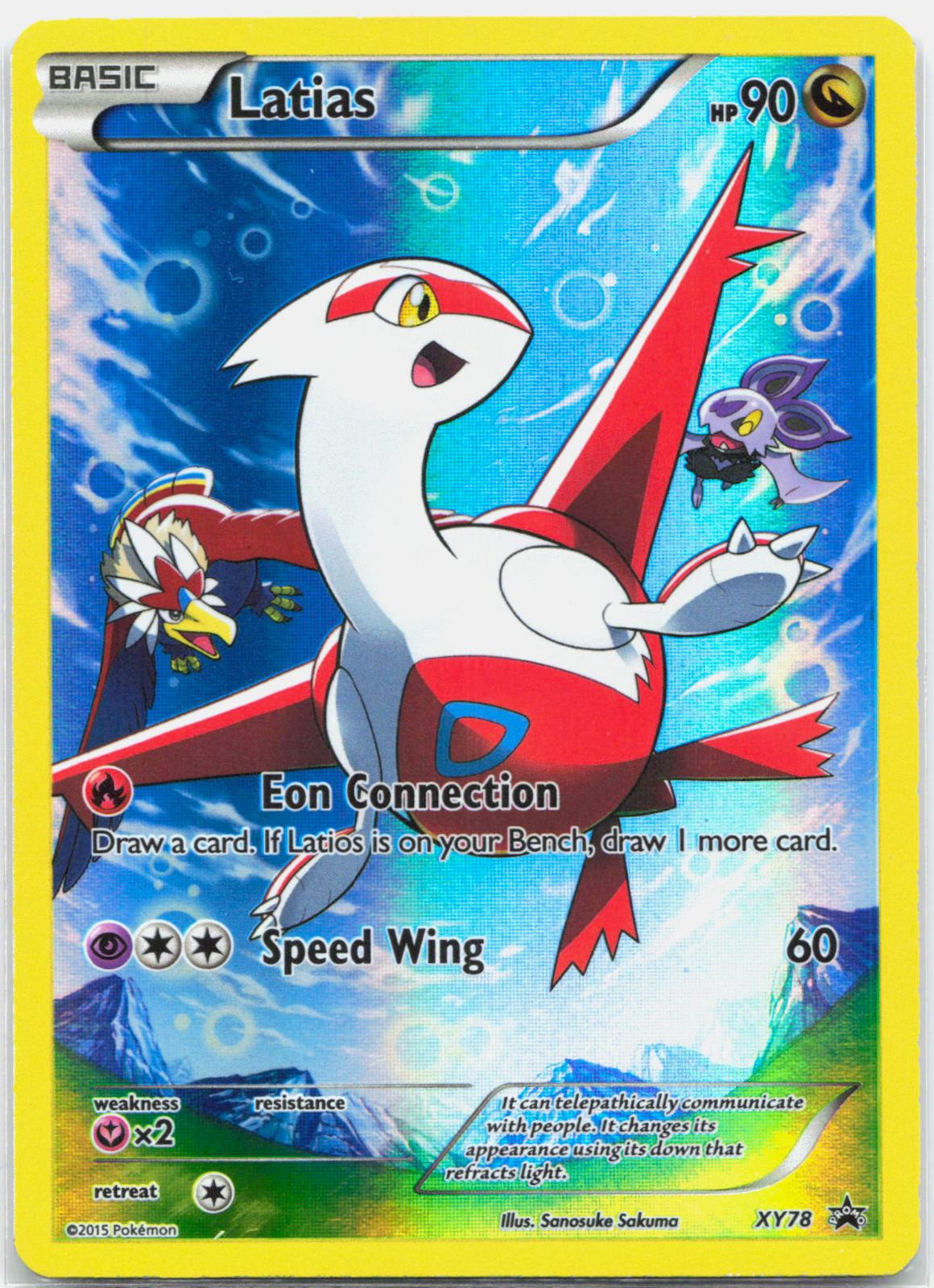 Latias - XY78 Black Star Full Art Promo Pokemon - LP