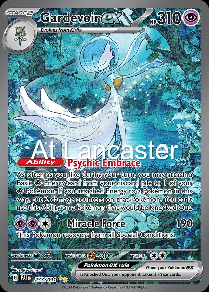Gardevoir ex - 233/091 Paldean Fates Special Illustration Rare Pokemon - NM (Lanc)