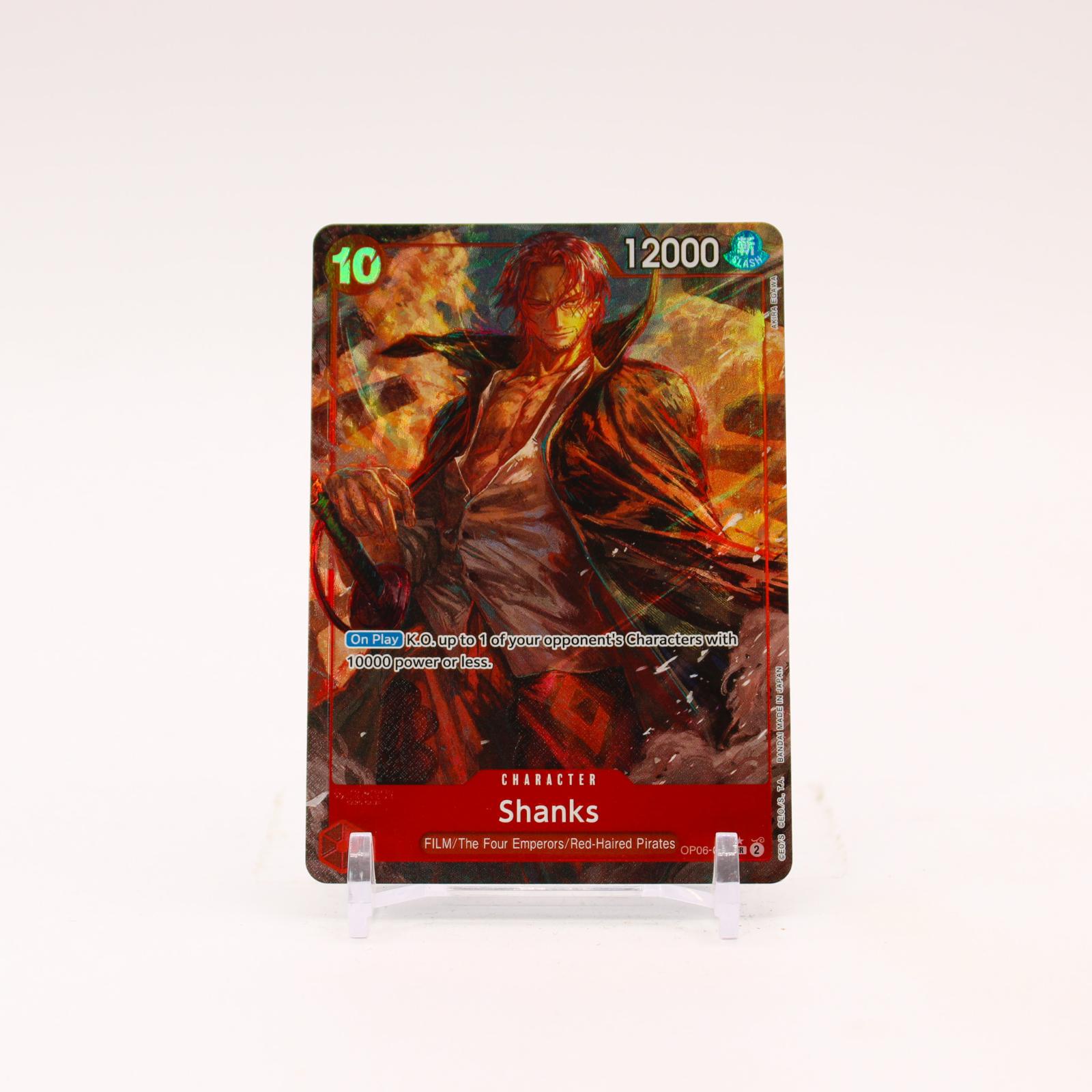 Shanks Alternate Art - OP06-007 Wings of the Captain Foil SR One Piece - NM