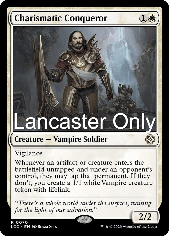 Charismatic Conqueror - 70 Commander: The Lost Caverns of Ixalan Rare Magic: The Gathering - NM (Lanc)