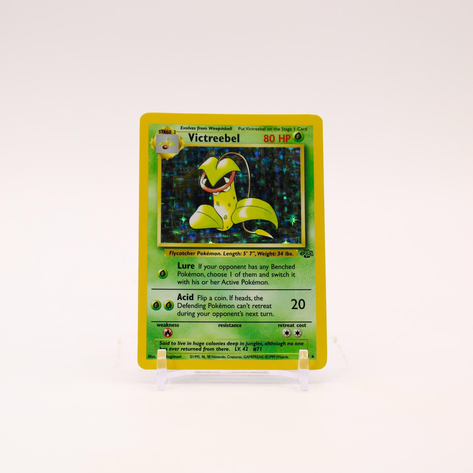 Victreebel - 14/64 Jungle Unlimited Holo Rare Pokemon - LP
