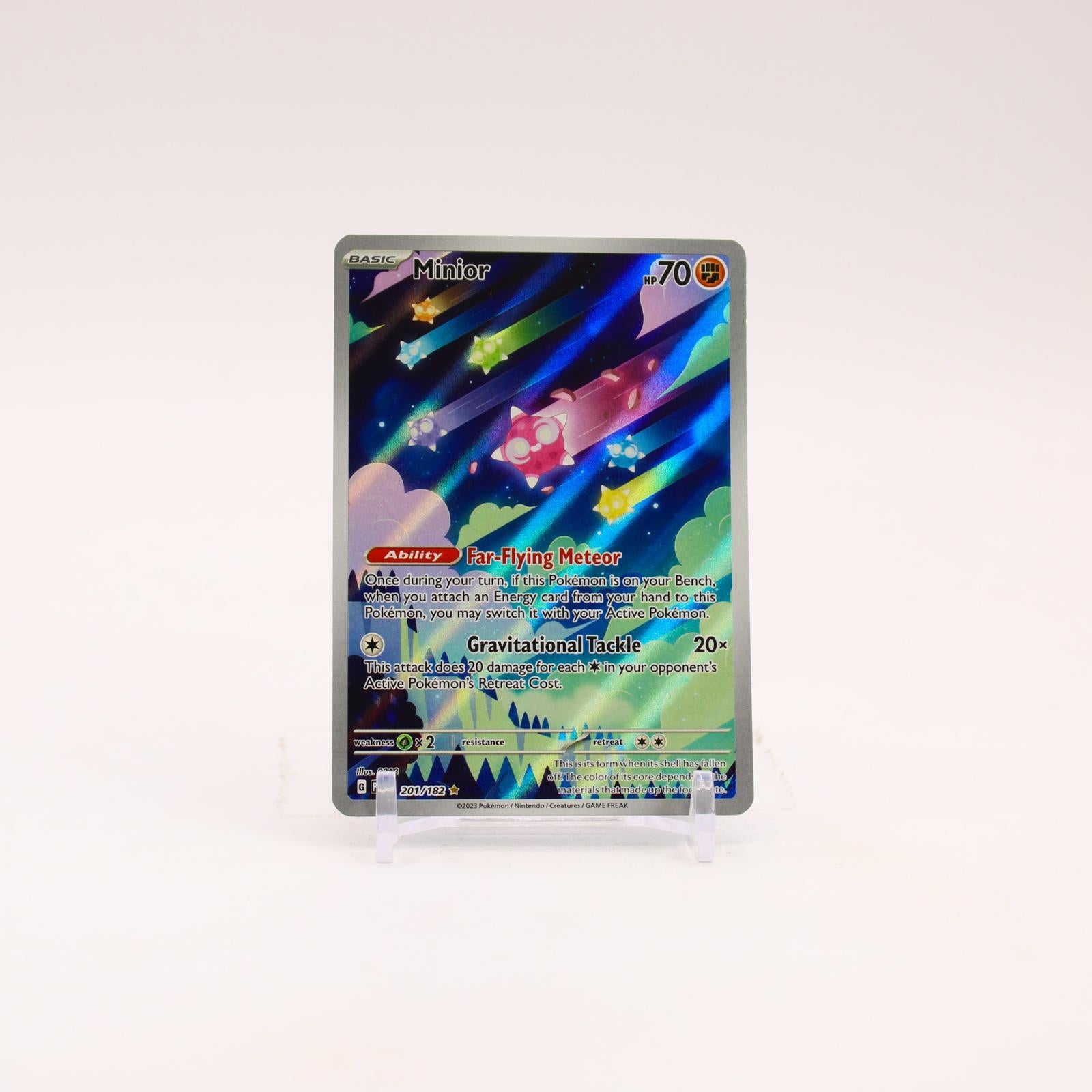 Minior - 201/182 Paradox Rift Illustration Rare Pokemon - NM/LP