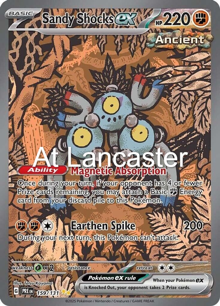 Sandy Shocks ex - 159/131 Prismatic Evolutions Special Illustration Rare Pokemon - NM (Lanc)