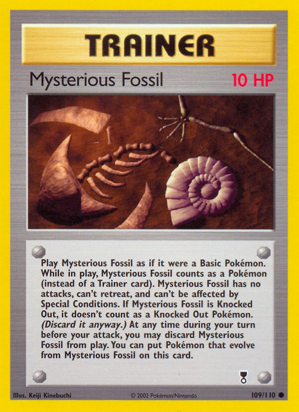 Mysterious Fossil - 109/110 Legendary Collection Common Pokemon - NM