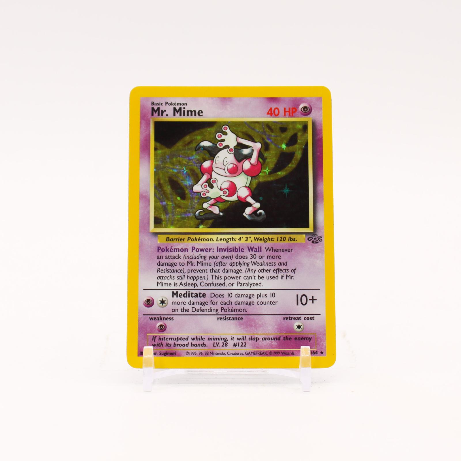 Mr. Mime - 6/64 Jungle Unlimited Holo Rare Pokemon - LP/MP