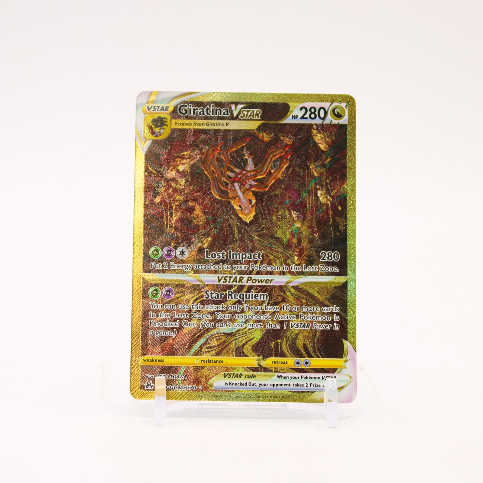 Giratina VSTAR - GG69/GG70 Crown Zenith Galarian Gallery Holo Pokemon - NM/MINT