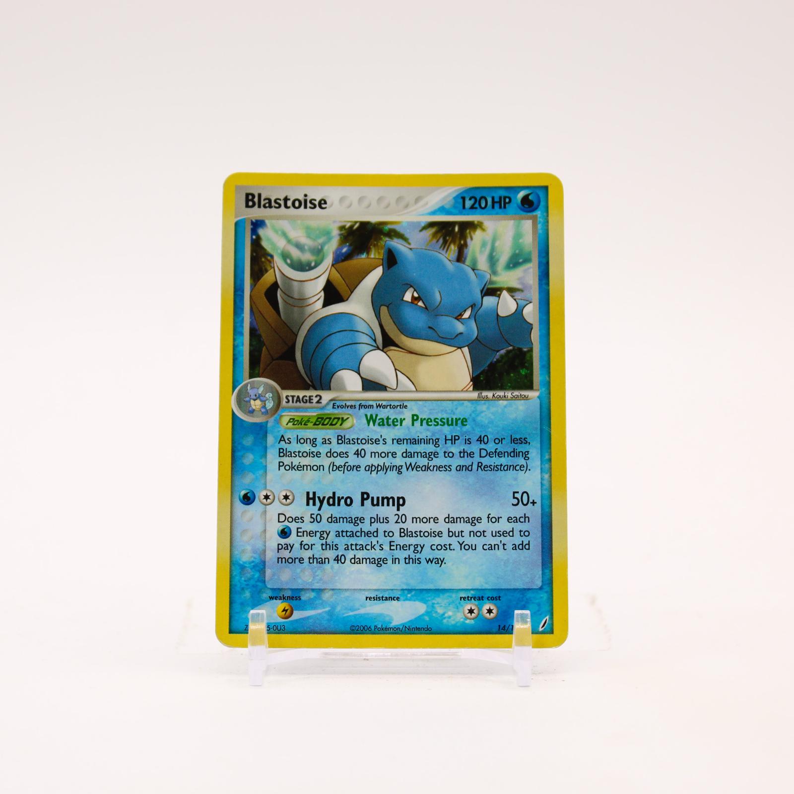 Blastoise - 14/100 Crystal Guardians Deck Exclusive Holo Rare Pokemon - MP