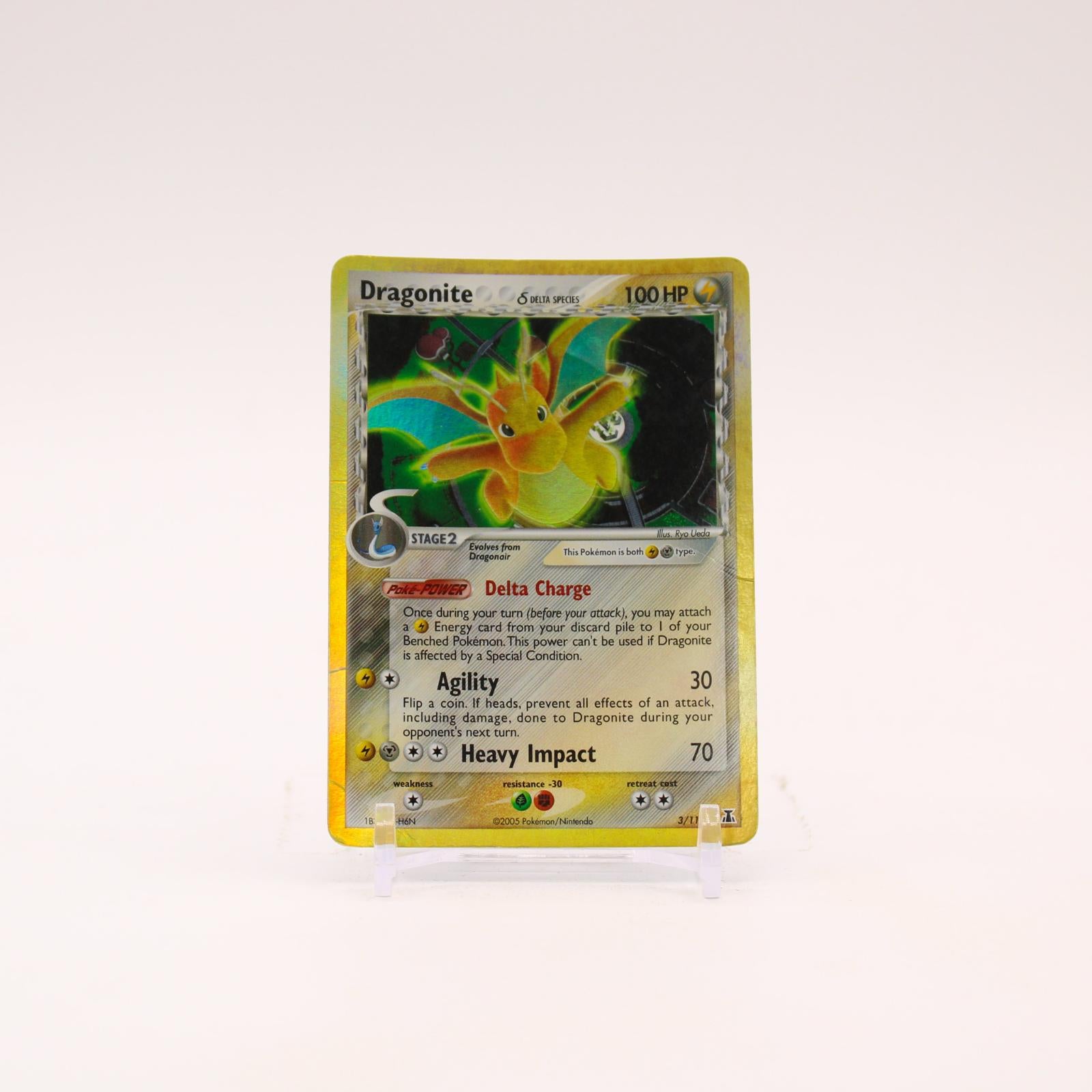 Dragonite - 3/113 Delta Species Holo Rare Pokemon - HP