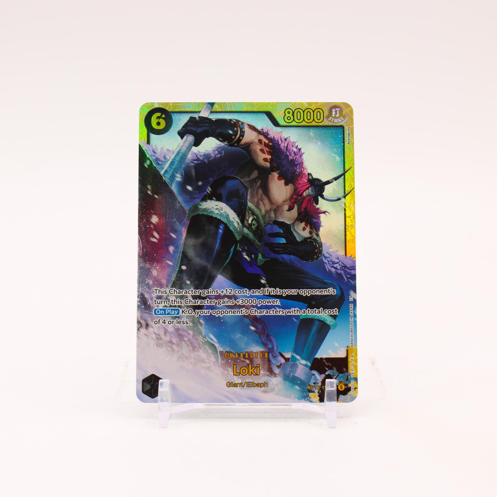 Loki - OP17-119 The World's Strongest Warriors Foil SEC One Piece - NM