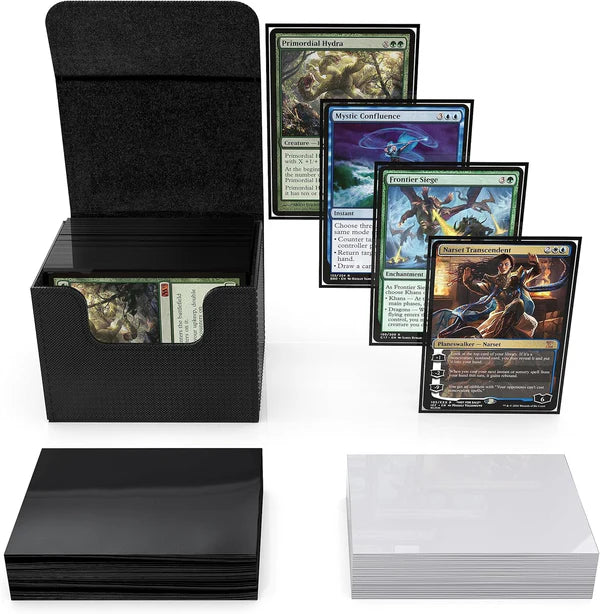 Deck Box + Sleeves - Invested Alliance Side Loading Deck Box 100+ - Black