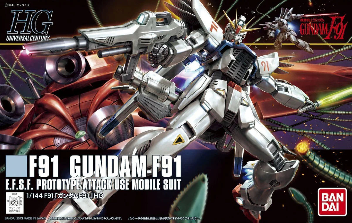 Gunpla Model Kit 1/144 Bandai - HGUC Gundam F91 167