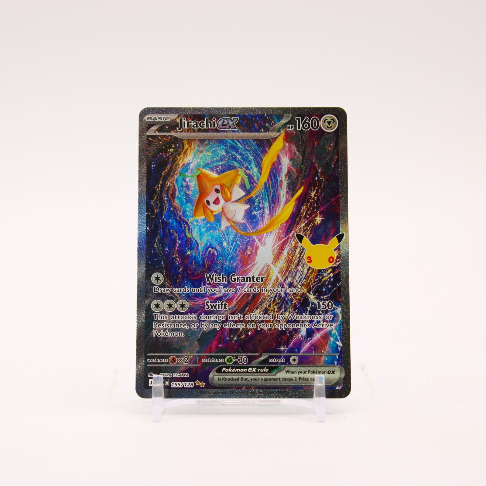 Jirachi ex - 155/128 30th Celebration Special Illustration Pokemon - NM/MINT