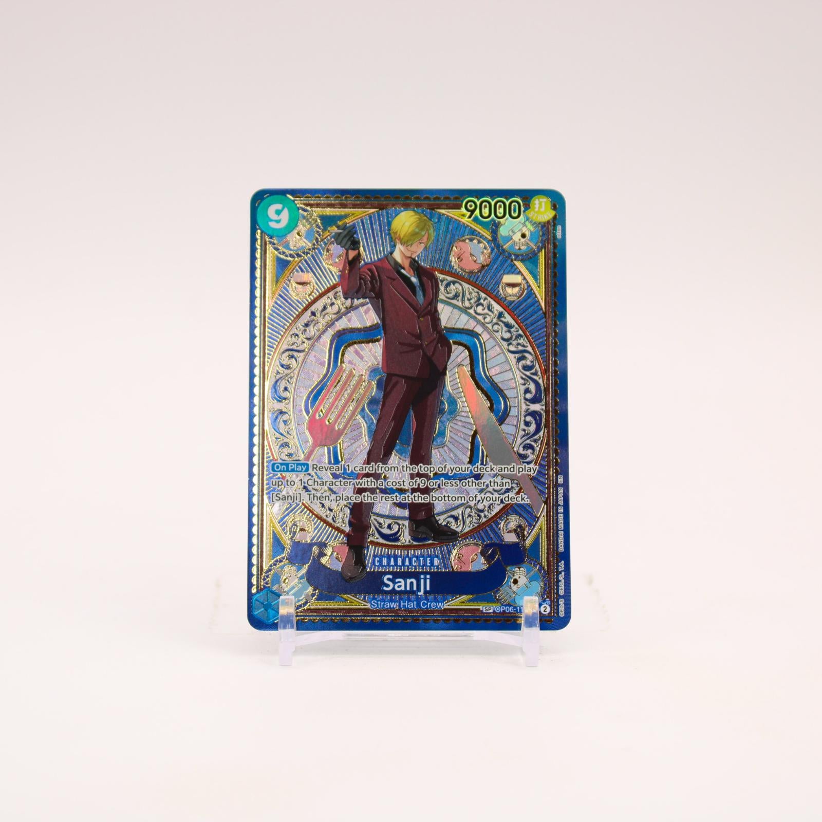 Sanji SP - OP06-119 A Fist of Divine Speed SEC One Piece - NM