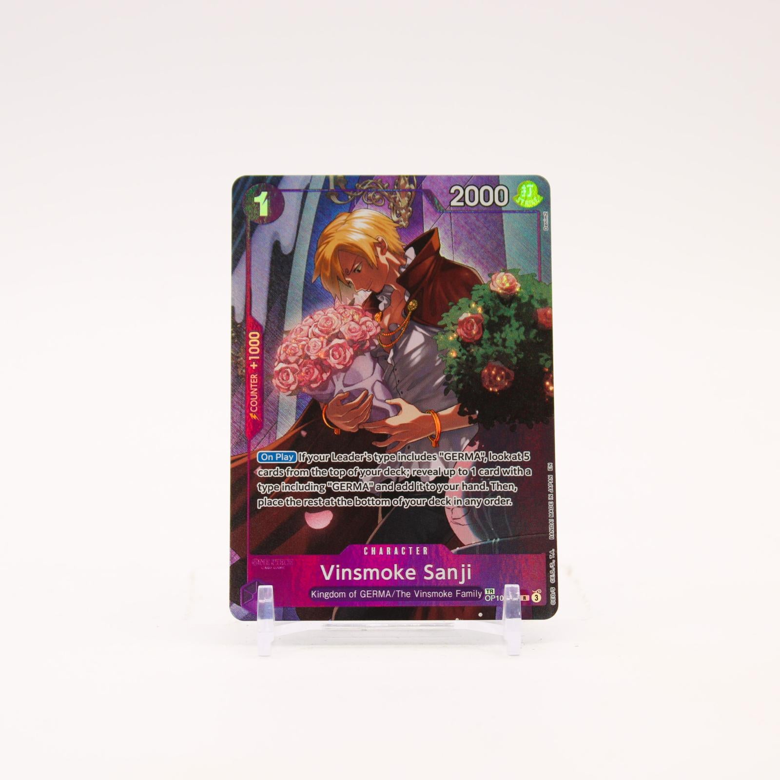 Vinsmoke Sanji TR - OP10-063 Legacy of the Master Foil R One Piece - NM