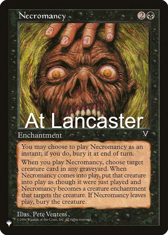 Necromancy - The List Reprints Uncommon Magic: The Gathering - NM (Lanc)