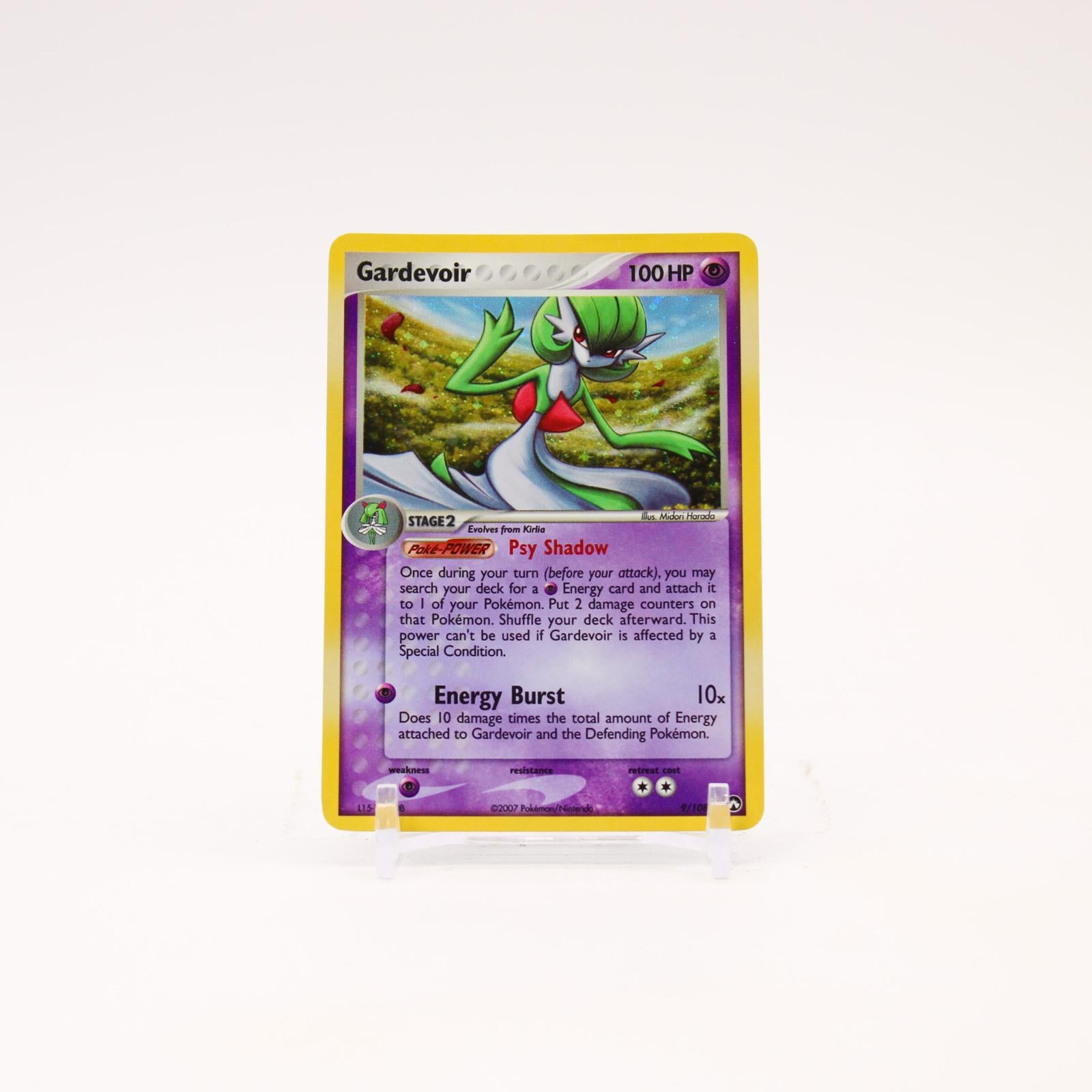Gardevoir - 9/108 Power Keepers Holo Rare Pokemon - MP