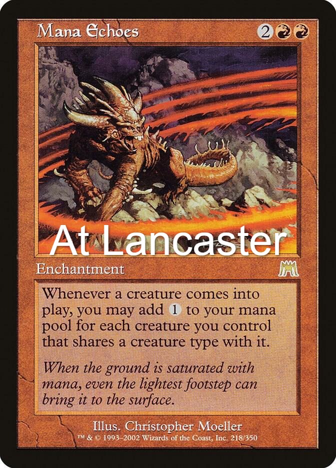 Mana Echoes - 218 Onslaught Rare Magic: The Gathering - LP (Lanc)