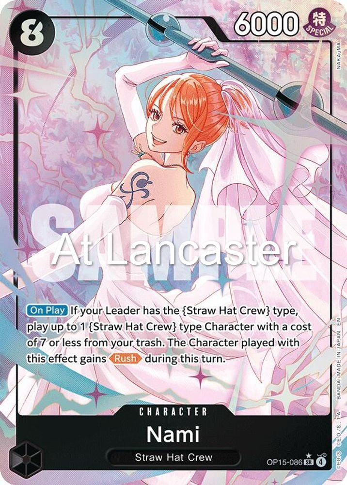 Nami (Alternate Art) - OP15-086 Adventure on Kami's Island Super Rare One Piece - NM (Lanc)