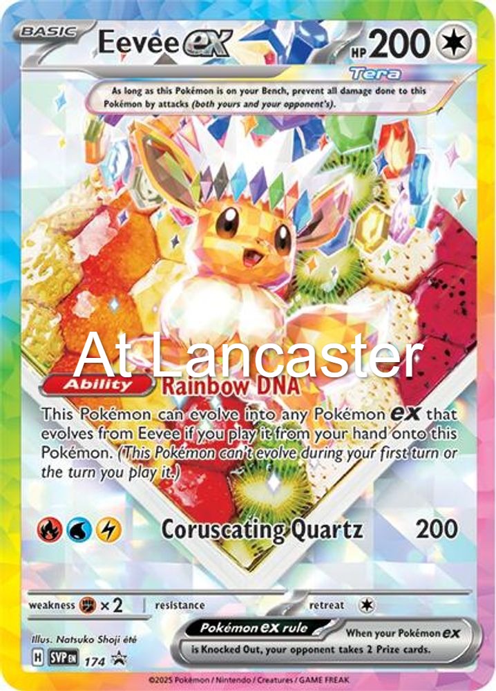 Eevee ex - 174 Scarlet & Violet Promo Promo Pokemon - NM (Lanc)