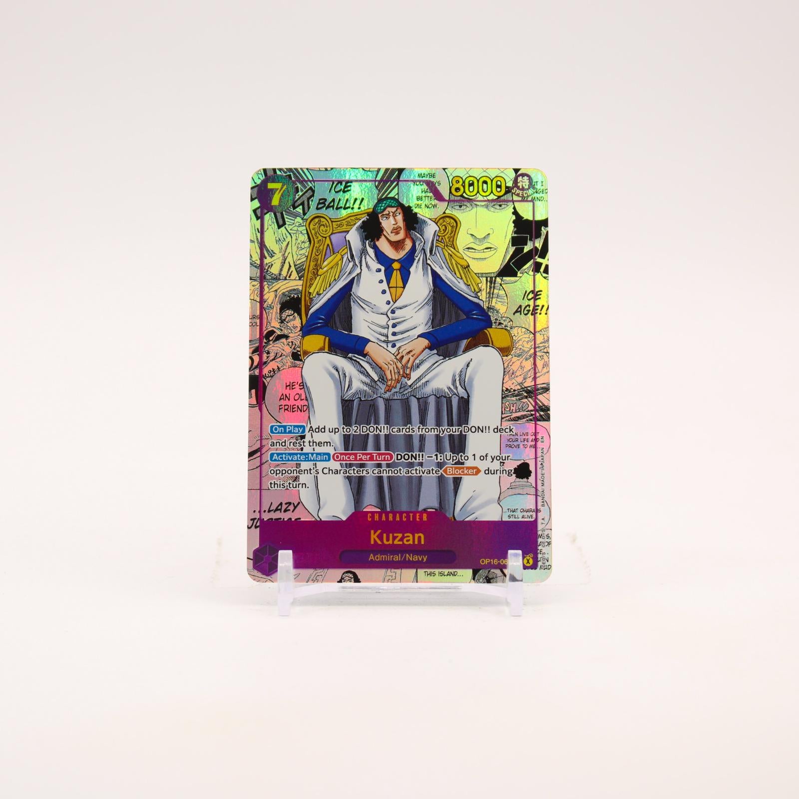 Kuzan Manga - OP16-063 The Time of Battle R One Piece - NM/MINT